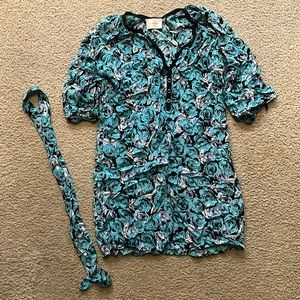 Yumi Kim Silk Dress blouse Small